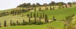 Val D'orcia, Tuscany/italy - May 22 : Scenery Of Val D'orcia In Stock Photo