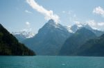 Sailing In Lake Lucerne Stock Photo