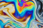 Psychedelic Multicolored Patterns Background. Photo Macro Shot O Stock Photo