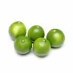 Green Fresh Limes Stock Photo