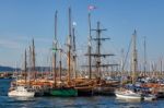 Brixham Harbour Stock Photo