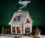 Gingerbread House Stock Photo