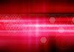 Red Abstract Background Stock Photo