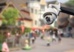 Cctv In City Stock Photo