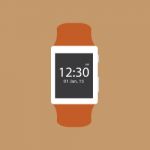 Smart Watch Flat Icon   Illustration  Stock Photo