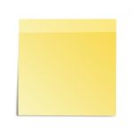 Post-it Stock Photo