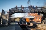 Bluebell Steam Train At Sheffield Park Station Stock Photo