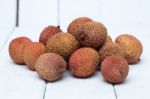 Lychee Fruit Stock Photo