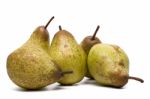 Fresh And Healthy Rock Pears Stock Photo