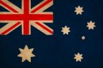 Australia Flag Drawing ,grunge And Retro Flag Series Stock Photo