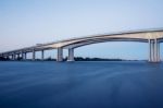 Gateway Bridge Motorway In Brisbane Stock Photo