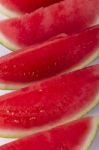 Watermelon On White Stock Photo