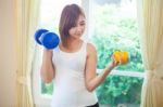 Healthy Woman With Vegetables Stock Photo