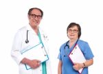 Smiling Health Care Professionals Stock Photo