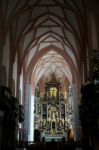 Interior View Of The Collegiate Church Of St Michael In Mondsee Stock Photo