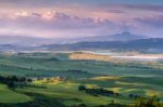 Val D'orcia, Tuscany/italy - May 21 : Farmland In Val D'orcia Tu Stock Photo