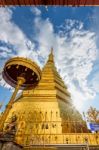 Wat Phra That Cho Hae Temple Stock Photo