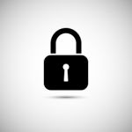 Lock Icon Stock Photo