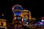 Las Vegas, Nevada/usa - August 2 : Hot Air Balloon Replica Paris Stock Photo