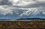 Autumn In The Grand Tetons Stock Photo