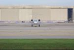 Personal Jet Plane Parking In Airport Parking Lot Stock Photo