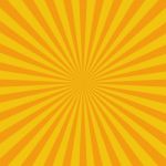 Flat Sunburst Pattern Stock Photo