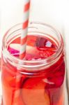 Fresh Fruit Punch Drink Stock Photo