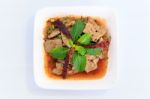 Hot Spicy Thai Cuisine Salad Stock Photo