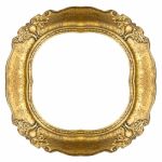 Gold Picture Frame Stock Photo