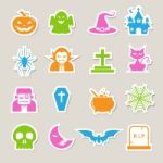 Halloween Icon Set Stock Photo