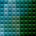 Dark Spring Green Abstract Low Polygon Background Stock Photo