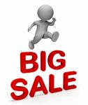 Big Sale Shows Reduction Closeout And Display 3d Rendering Stock Photo