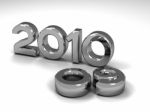 2010 New Year Stock Photo