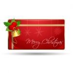 Merry Christmas Gift Stock Photo