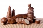 Cassava Root Stock Photo