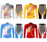 Bike Sports Shirt Long Sleeve Stock Photo