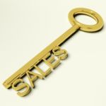 Sales Key Stock Photo