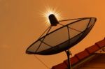 Satellite Dishes Stock Photo