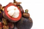 Mangosteen Stock Photo