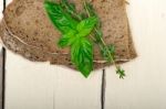 Bread Basil And Thyme Stock Photo