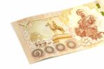 Thai Banknote Thousand Baht Stock Photo