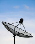 Satellite Dishes Stock Photo