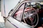 Bmw Classic Car Detail Stock Photo