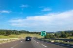 Highway In Serbia, Europe Stock Photo