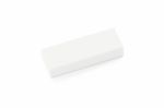 Rectangle Eraser Rubber On White Background Stock Photo