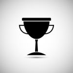 Trophy Icon.  Illustration Stock Photo