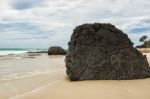 Waves And Beach At Snapper Rock, New South Wales Stock Photo