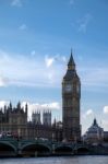 View Of Big Ben And The Houses Of Parliament Stock Photo