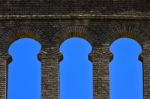 Old Window And Wall In Plaza De Toros Stock Photo