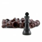 King Chess Piece Stock Photo